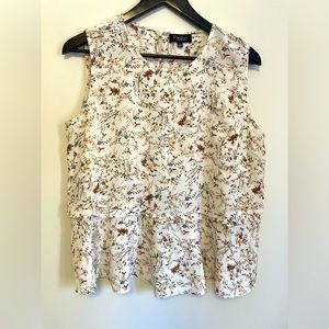 Papillon rayon tank top